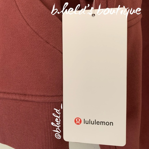 lululemon Scuba Oversized Funnel Neck Half-Zip in Smoky Red Size XS/S New NWT - Picture 5 of 14